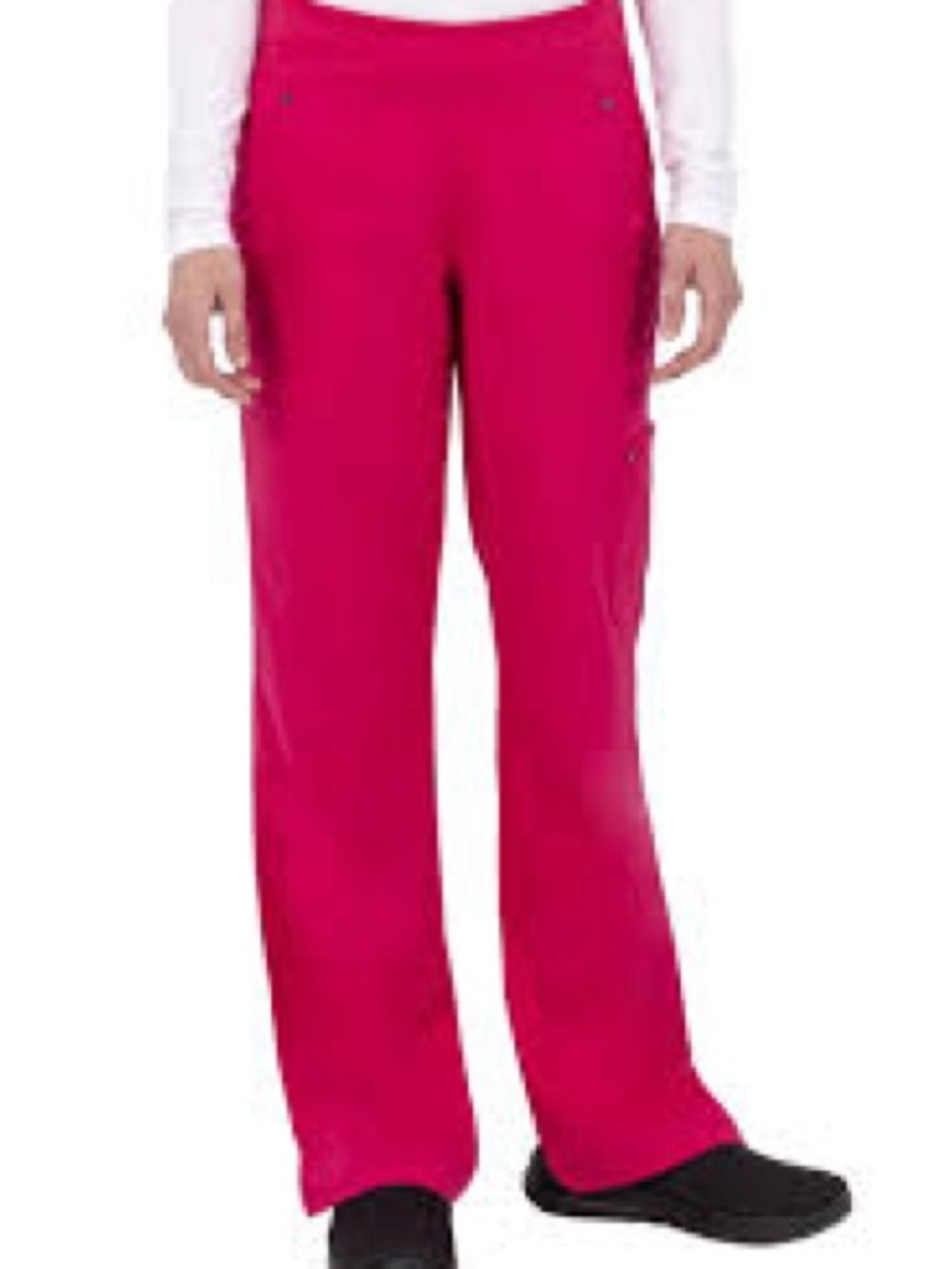 healing hands women scrub Bright Pink Straight-Leg Joggers